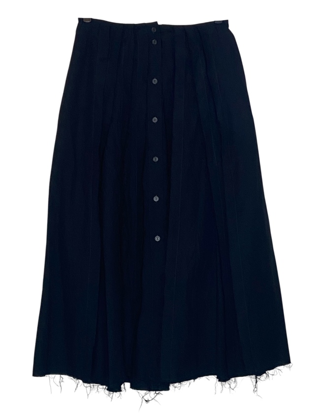 ≪New Arrival≫FORME D'EXPRESSION/REW-EDGED PLEATED SKIRT [DK051-FCCB] [33-262-004]