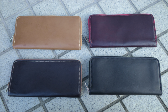 ≪New Arrival≫GUIDI/グイディ/C6/PRESSED KANGAROO ZIPPED WALLET