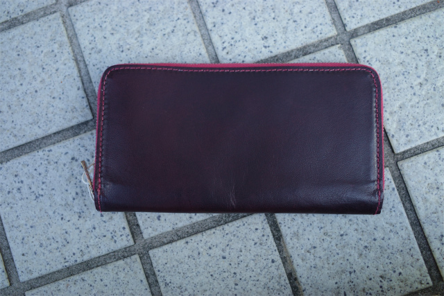 ≪New Arrival≫GUIDI/グイディ/C6/PRESSED KANGAROO ZIPPED WALLET
