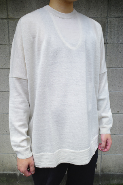 【SALE 20%OFF】CASEY CASEY/CREW NECK JUMPER[S19001] [26-222-0001]