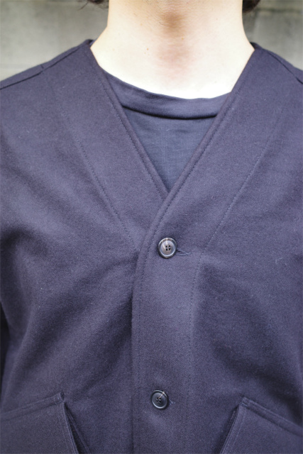 ≪New Arrival≫Lownn/COLLARLESS SHIRT[21-222-0007]