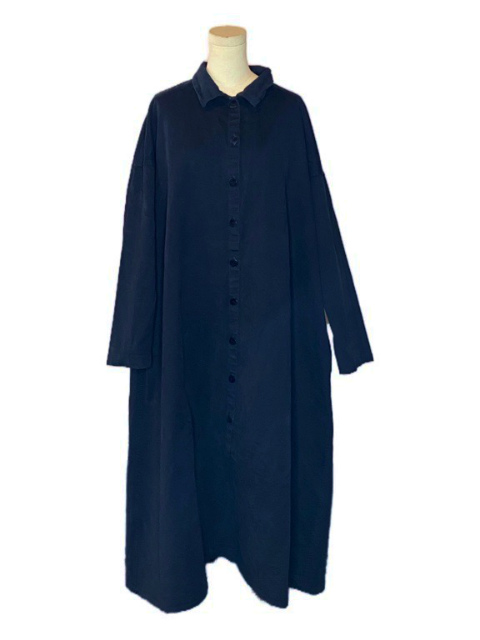 ≪New Arrival≫ALBUM DI FAMIGLIA/LOOSE COLLAR DRESS WCC [26W31254］[34-262-004]