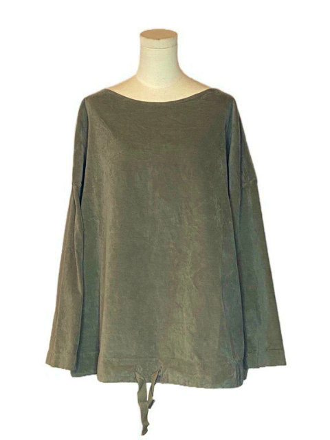 ≪New Arrival≫ALBUM DI FAMIGLIA/DRAWSTRING-HEM T-SHIRTS V[26W12167］[31-262-006]
