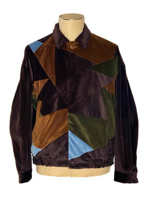 ≪New Arrival≫CASEY CASEY/AUBER PATCHWORK JACKET-H CORD[27HV436] [27-262-006]