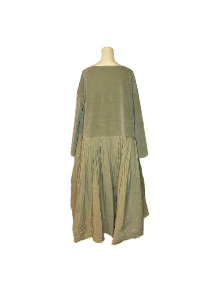 ≪New Arrival≫ALBUM DI FAMIGLIA/BOATNECK DRESS V+TC [25W31-236］[34-252-010]