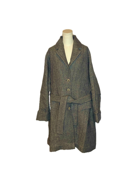 ALBUM DI FAMIGLIA ロングコート 新品 ALBUM DI FAMIGLIA - LOOSE COAT CC (BLACK) | Brownie