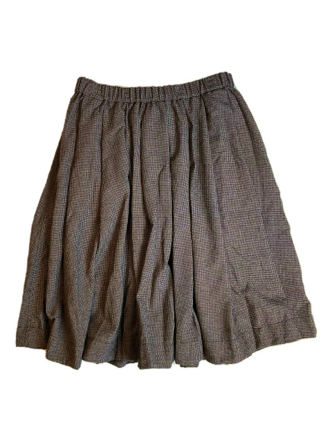 【SALE 30%OFF】ALBUM DI FAMIGLIA/PLEATED SKIRT PIED DE POULE［24W#U32/24］ [33-242-0009]