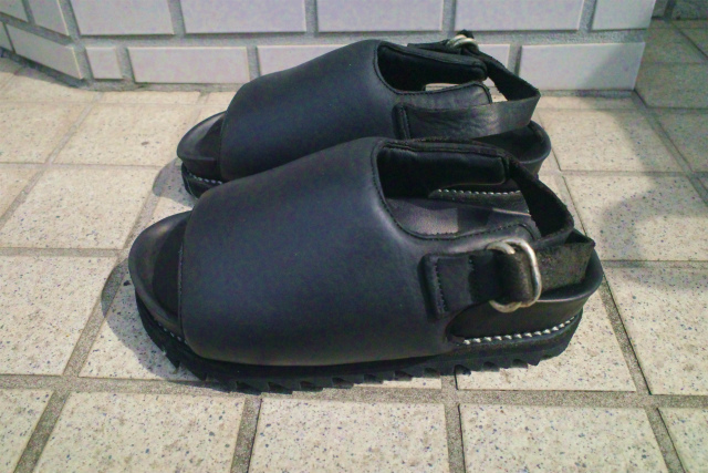 ≪New Arrival≫GUIDI/グイディ/CALF FULL GRAIN LINED SANDAL SOLE RUBBER[35-241-0002]