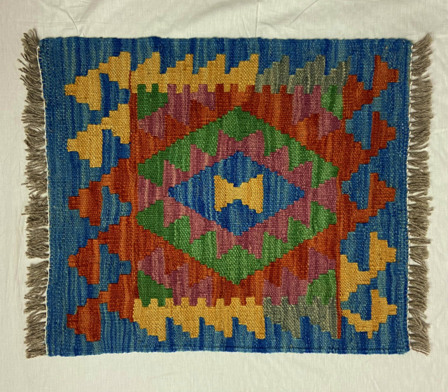 vintage 固 Afghan【アフガンラグ】barjasta マルチカラー