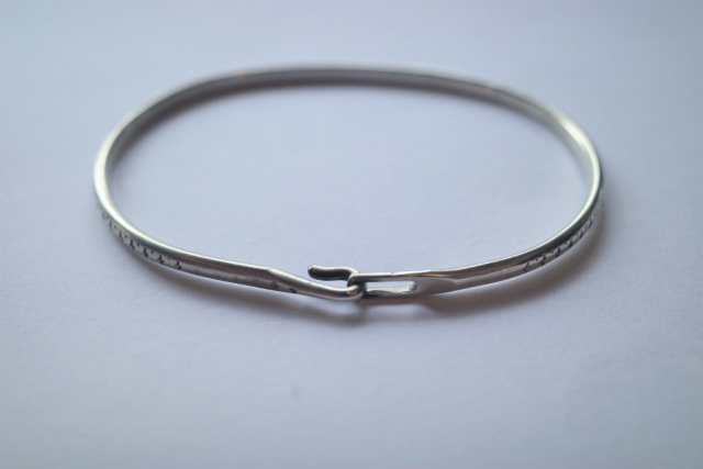 ≪New Arrival≫WERKSTATT:MUNCHEN/BANGLE HOOK PATTERN/925[M2640][49-003-017]