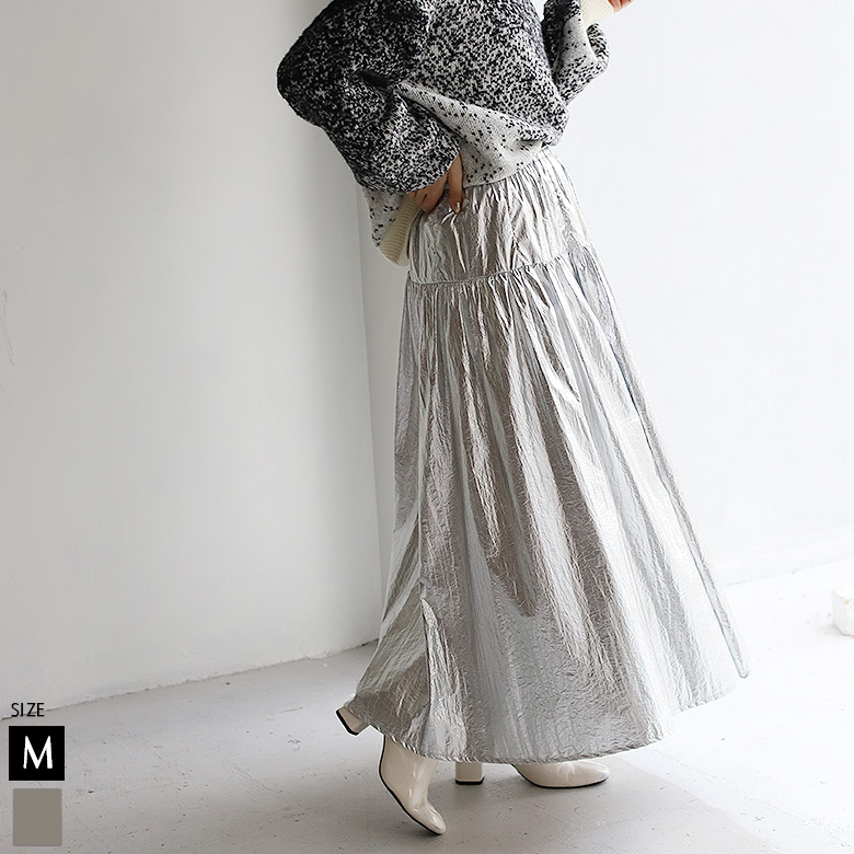 メタリックスカート(D8162)