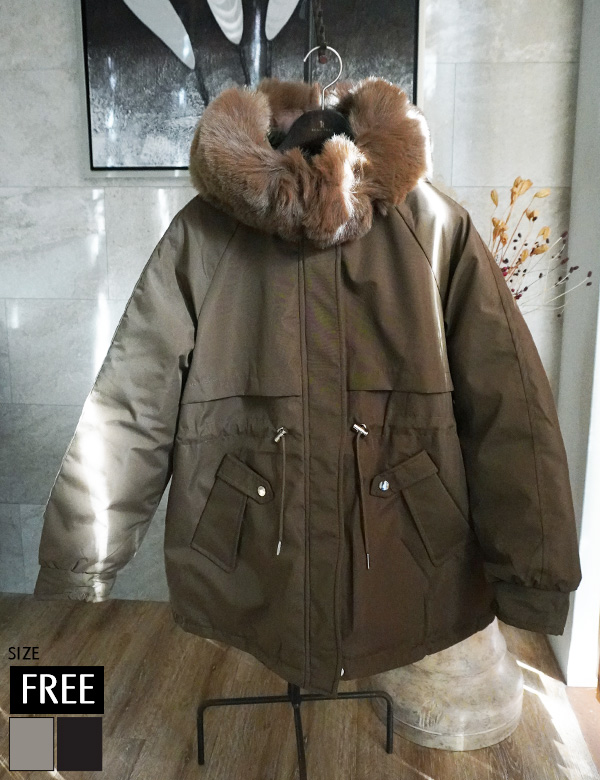 裏ファーコート(KY-4583)