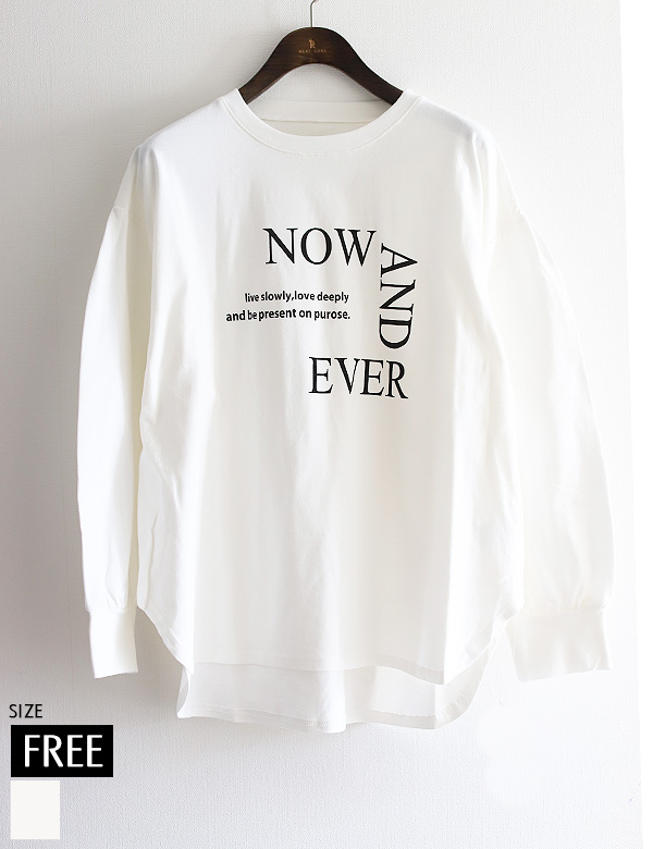ロング長袖ロゴＴシャツ(2752-D)
