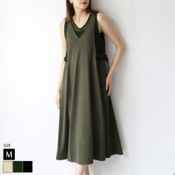 メッシュレイヤードワンピース(35-0372)