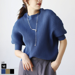 軽量リブドルマンニット(986-19129)