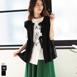 ペプラムニットジレベスト(986-11100)