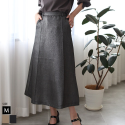 グリッターサマーツイードロングスカート(43-0093)