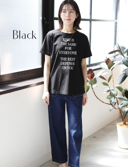 接触冷感フロッキーロゴプリントTシャツ(15-0537)【メール便】
