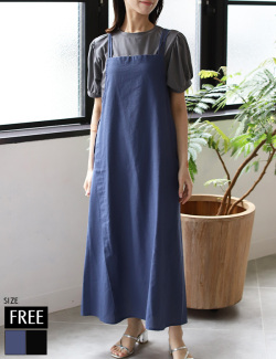 フレンチリネンキャミワンピース(WON4870)