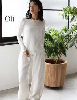 ストレッチインナークルーネックTシャツ(15-0589)