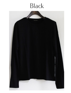 ストレッチインナークルーネックTシャツ(15-0589)