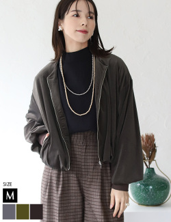 ベロアバルーンブルゾン(45-0535)