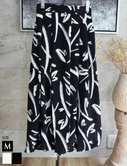 手書き風柄バルーンスカート(32552)