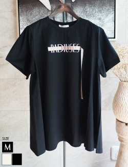 フレアシルエットテープデザインTシャツ (32477)