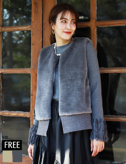 ファーニットベスト(KY-5579)