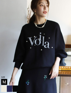 パールロゴニットトップス(52243L)