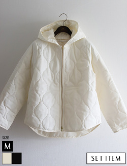 キルティングベスト付コート(22-0120)