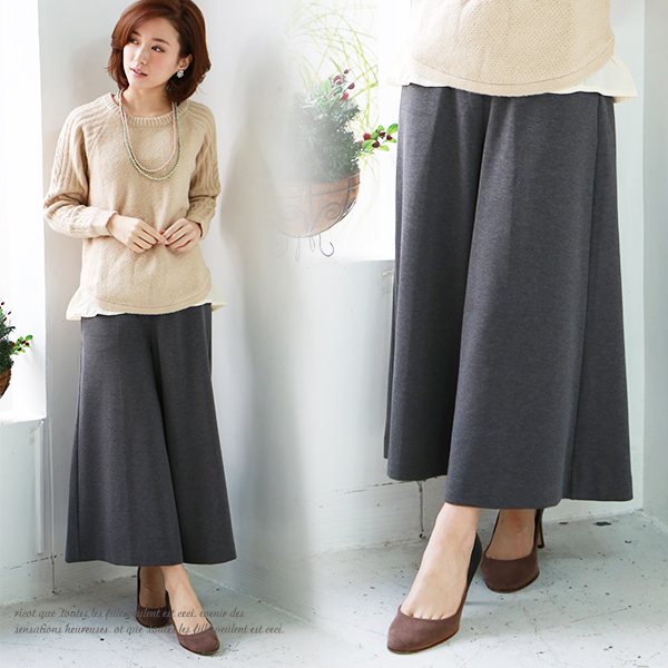 Cynical ウエストゴムフレアガウチョパンツ 612