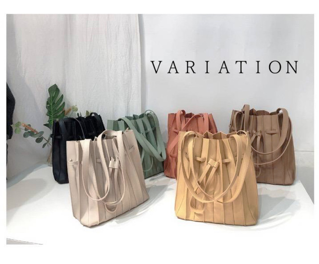 ポーチ付き2wayプリーツバック Ws 5107