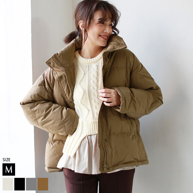 Cloche ベルト付きダウンコート 952