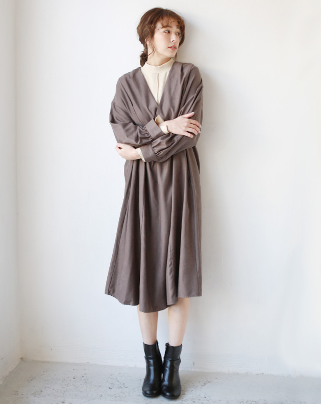 Hunch カシュクールワンピース(WON3896)【特別価格】