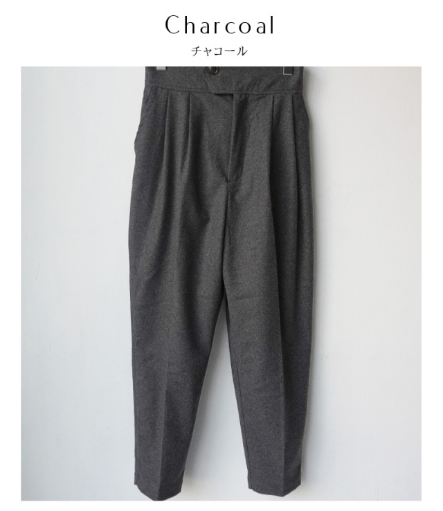ネップツイードテーパードパンツ (29597A434)