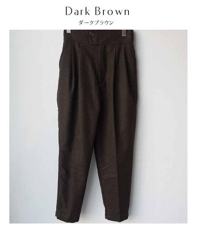 ネップツイードテーパードパンツ (29597A434)