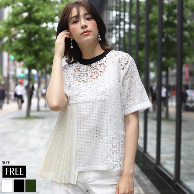 スターレースブラウス(M105-301T)