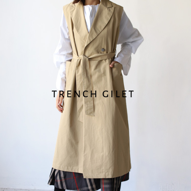 laubeblanc 23ss トレンチジレベージュ