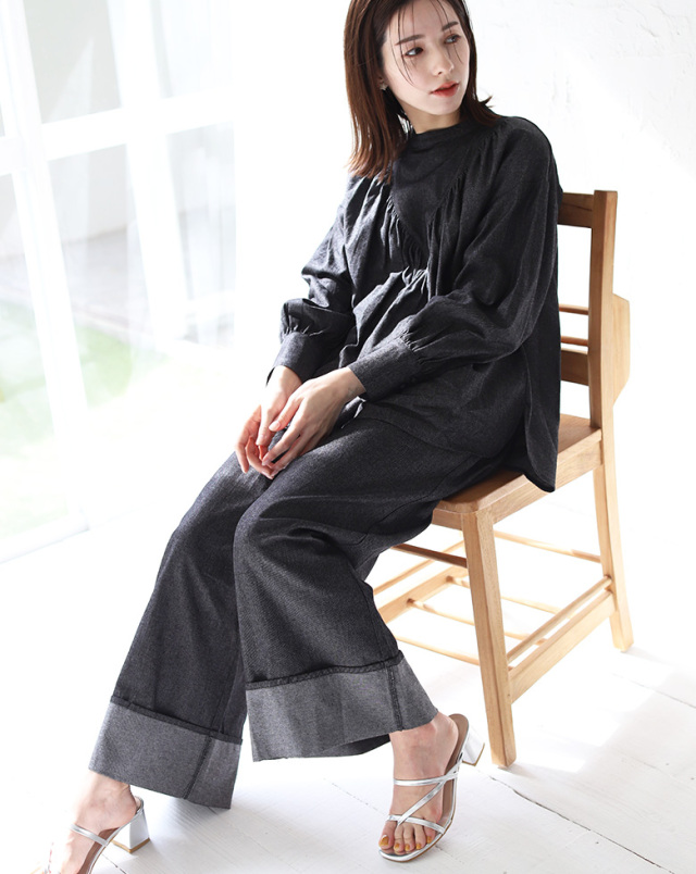 イチヨンナナ 147 ロールアップデニム XS-Long イチヨンナナ 147 ロールアップデニム XS-Long