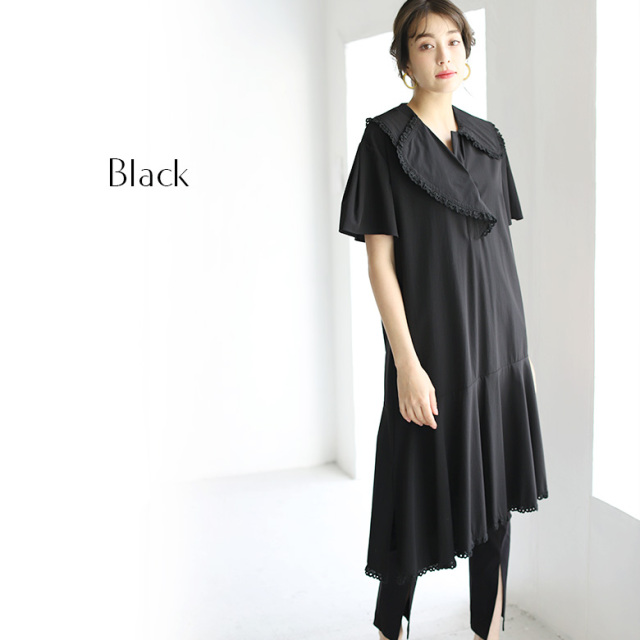 m4831 オブリ OBLI ビッグカラー ワンピース ビッグカラーワンピース【残りわずか】 | ALL ITEM | OBLI