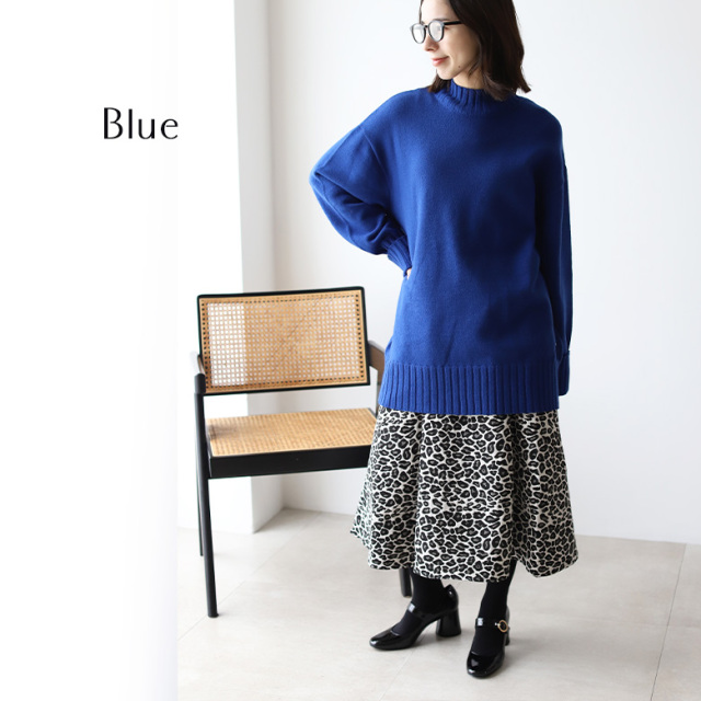 近年モデル✨フォクシー　ミッドナイトサン　リブニット　長袖　ブルー　38 FOXEYフォクシー リブニットセーター ミッドナイトサン38ミッドナイト