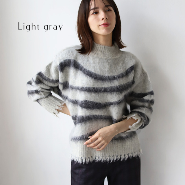 Drawer 3G編み込みフリンジニットジャケット Drawer 3G編み込みフリンジニットジャケット