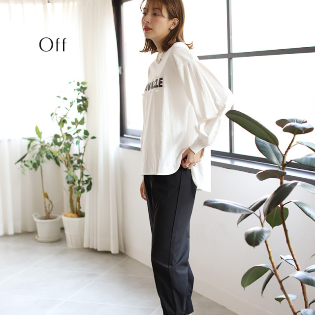ポンポネット新品タグ付きエッフェルロゴロングTシャツ150 EZAL25ULS001SP_1.jpg?v=