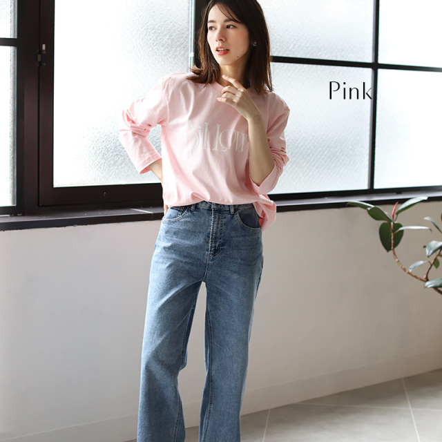 tシャツ フロッキープリントリブロンT レディース フロッキープリントリブロンT｜ACLENT（アクレント）