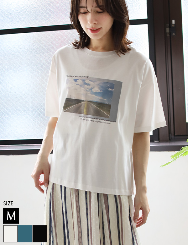 転写プリントコットンTシャツ(980-21103)