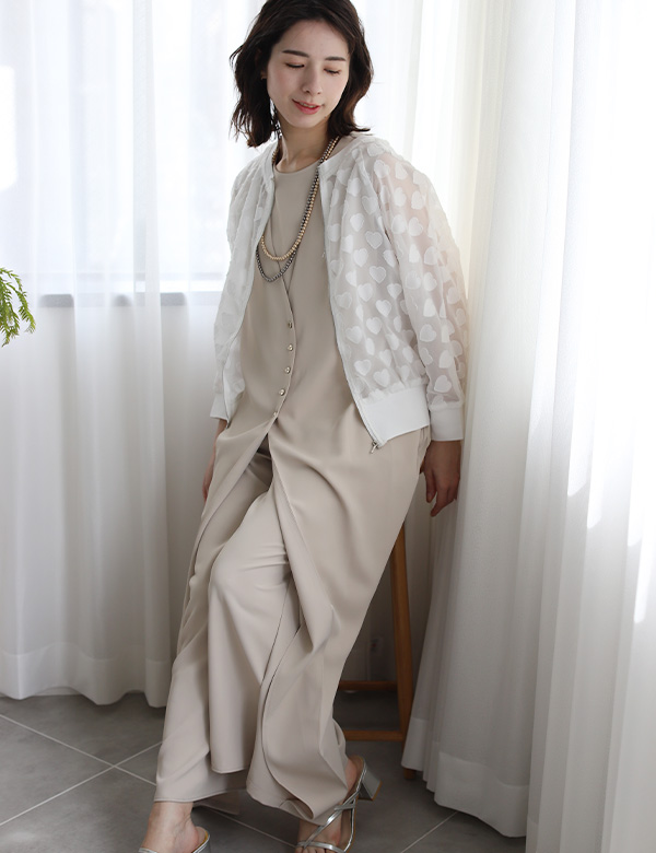 定価19万 ファビアナフィリッピ シアー ブルゾン ホワイト フリンジ M相当 新品✨定価19万✨ファビアナフィリッピシアーブルゾンフリンジ白