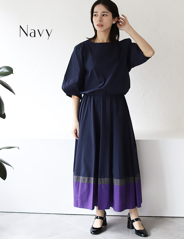 UNITED ARROWS バイカラー　フレアベスト バイカラー メタルボタン ニットベスト