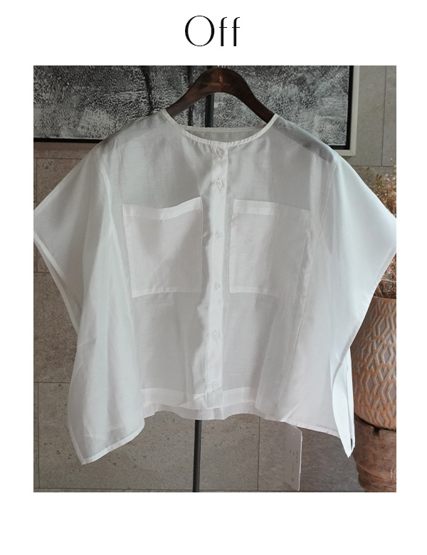 BOXシアーシャツ BOXシアーシャツ | CAPRICIEUX LE'MAGE(カプリシュレマージュ