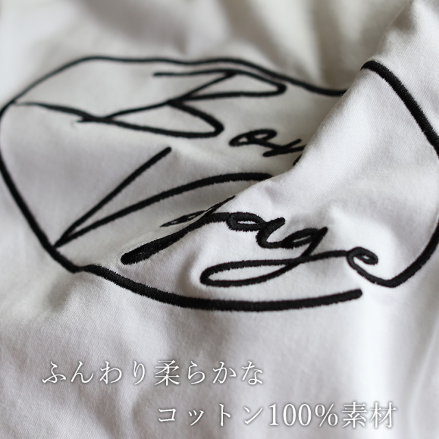 刺繍ロゴフレンチトップス(25-0618)